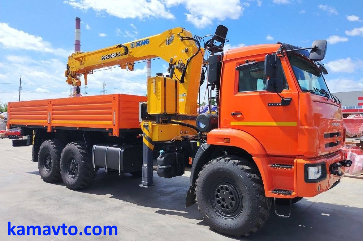 Тросовый кран-манипулятор XCMG 200-6 — установка 8 тонн